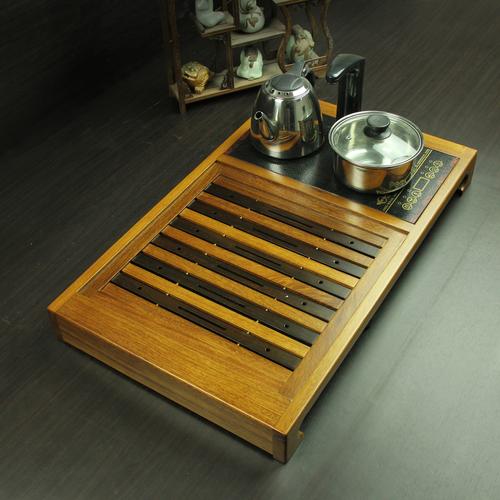 厂家直销新款特价批发 进口花梨木黑檀木 高档茶盘功夫茶具包邮
